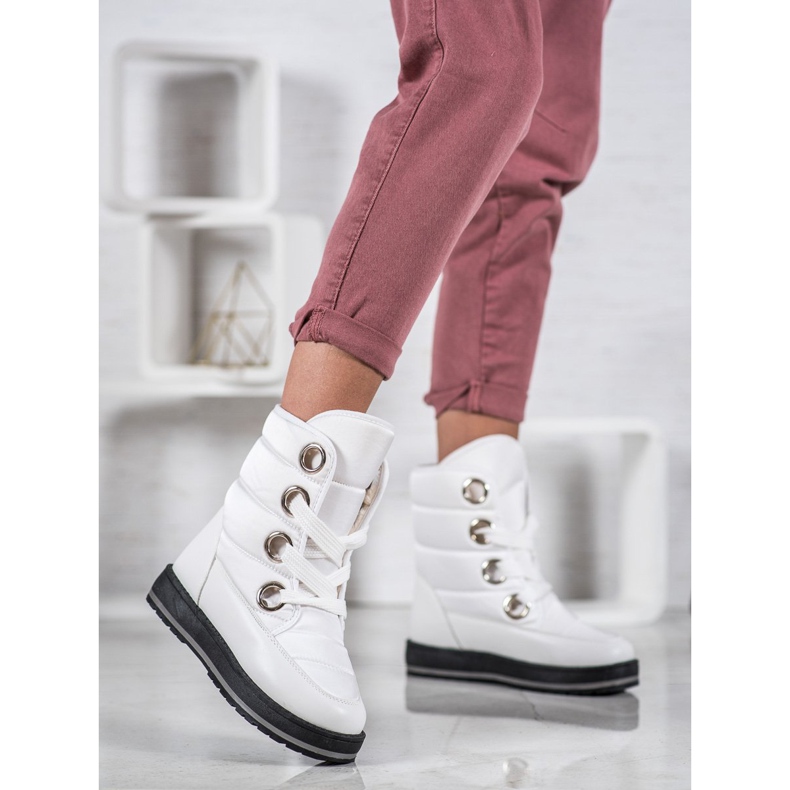 Muto Sněhule Na Platformě bílý 2