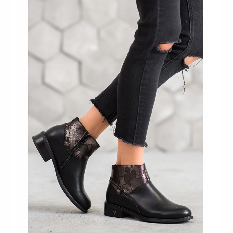 Boty VINCEZA černý vícebarevný 1