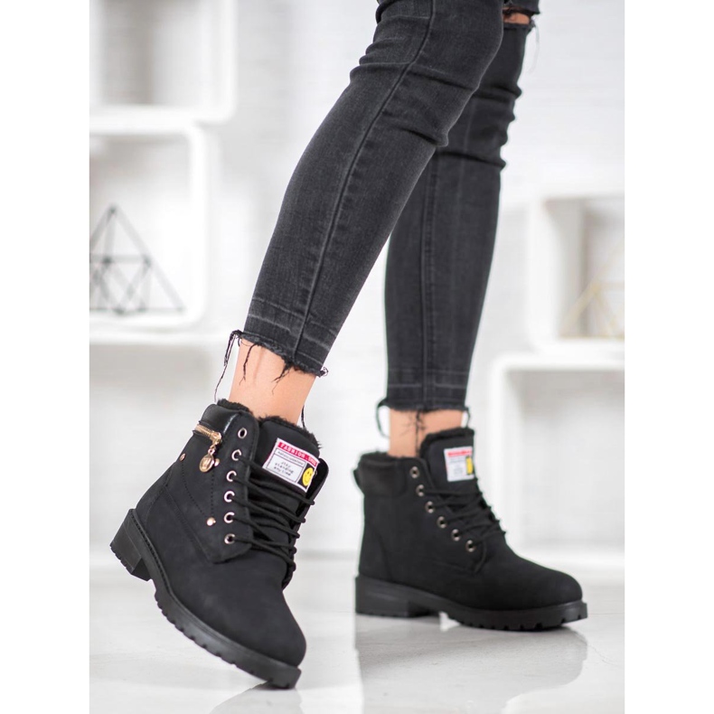 SHELOVET Trapery s ozdobným zámkem černá 2