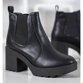 Weide Módní Chelsea boty černý 2