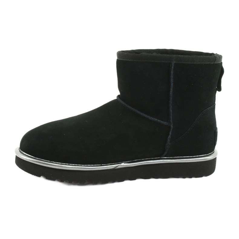 Ugg Classic Mini Ugg Rubber Logo W 1110087-BMT Boty černá šedá 2