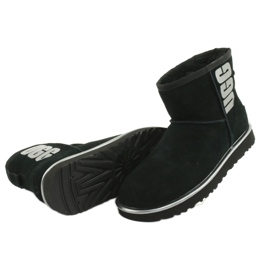 Ugg Classic Mini Ugg Rubber Logo W 1110087-BMT Boty černý šedá 4