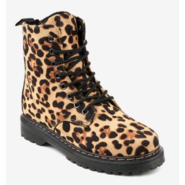 Panther zateplené boty DJH01-18 hnědý 1