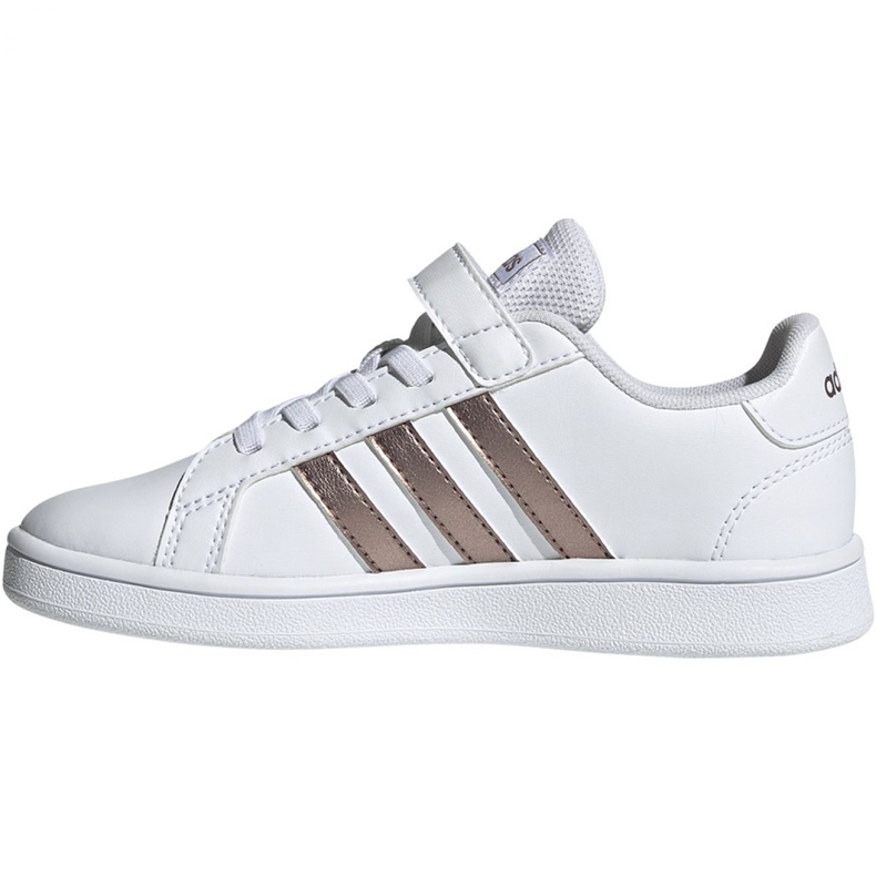 Boty adidas Grand Court C Jr EF0107 bílý 2