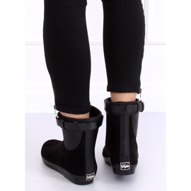 Černé dámské galoše K1890101 Negro černý 2