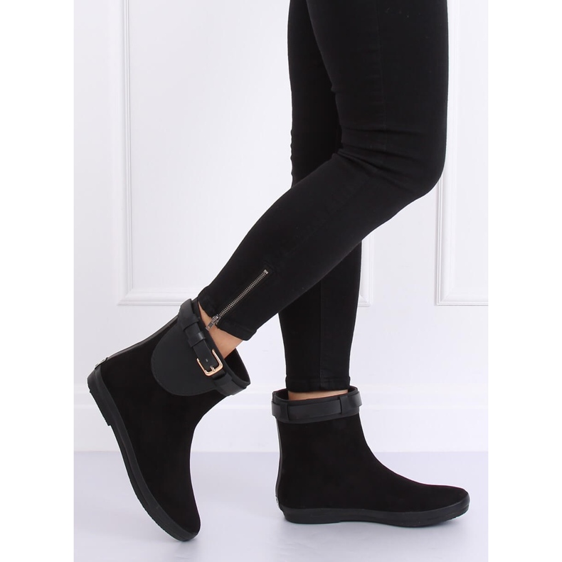 Černé dámské galoše K1890101 Negro černá 1