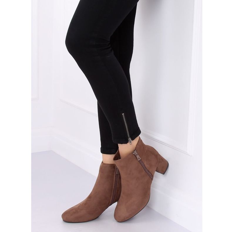 Béžové kozačky na vysokém podpatku K1825116 Taupe béžový 1 Béžové kozačky na vysokém podpatku K1825116 Taupe béžový 1