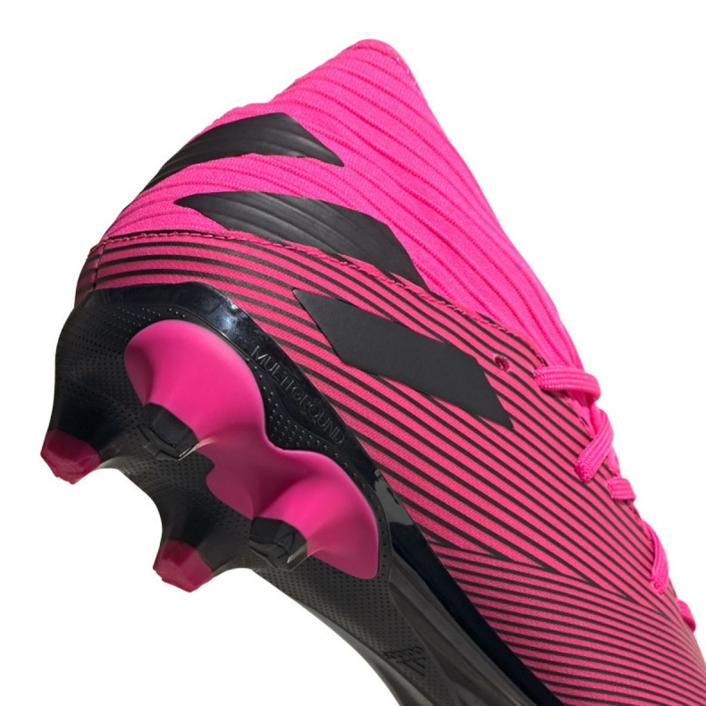 Boty Adidas Nemeziz 19.3 Mg M 024 EF8024 růžový fialový 2