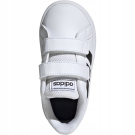 Boty adidas Grand Court I Jr EF0118 bílý 2