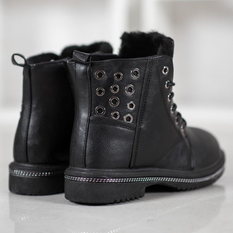 SHELOVET Trapery s tryskami černý 1