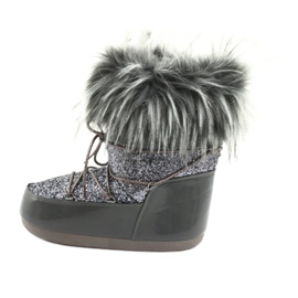 Pohodlné boty do sněhu šedá 2