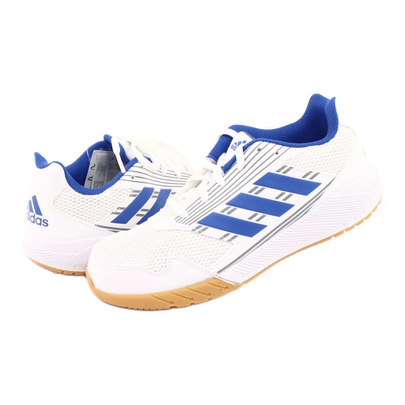 Boty Adidas Alta Run Jr BA9426 bílý modrý 4