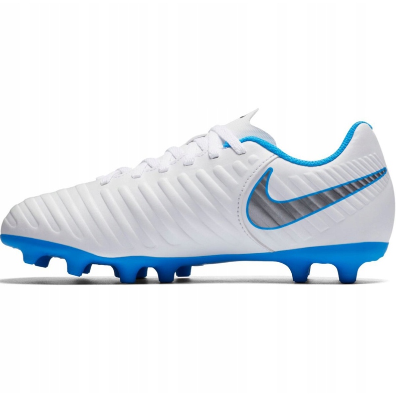 Kopačky Nike Tiempo Legend 7 Club Fg Jr AH7255 107 vícebarevný bílý 1