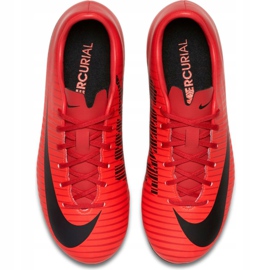 Boty Nike Mercurial Victory Vi Fg Jr 831945 616 oranžový červené 1