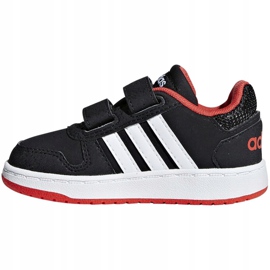 Adidas Hoops 2.0 Cmf I Jr B75965 černá 2 Adidas Hoops 2.0 Cmf I Jr B75965 černá 2