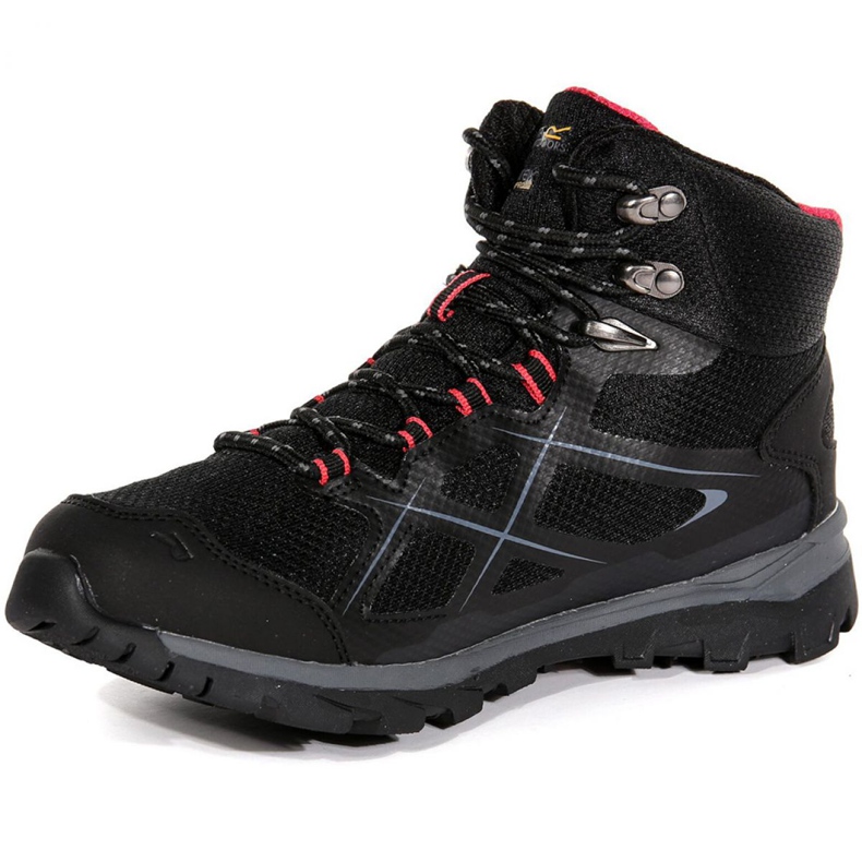 Boty Regatta Wms Kota Mid W RWF490 7HQ černá růžový 2 Boty Regatta Wms Kota Mid W RWF490 7HQ černá růžový 2