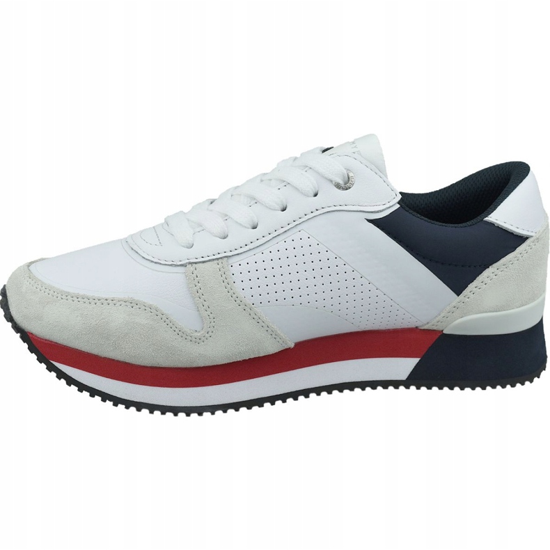 Tenisky Tommy Hilfiger Active City W FW0FW04304 020 bílý červené námořnická modrá 1