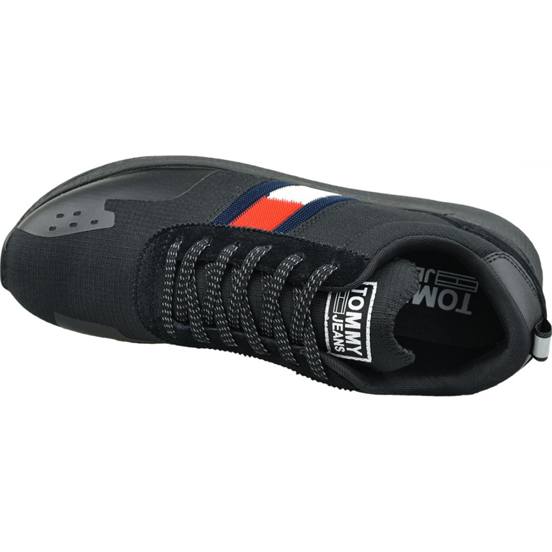 Boty Tommy Hilfiger Flag Flexi Tommy Jeans Tenisky M EM0EM00331 990 černý 2