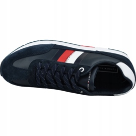 Firemní kožený vlajkový běžec Tommy Hilfiger M FM0FM02380 403 námořnická modrá 2