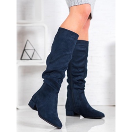 Super Mode Klasické tmavě modré boty modrý 1