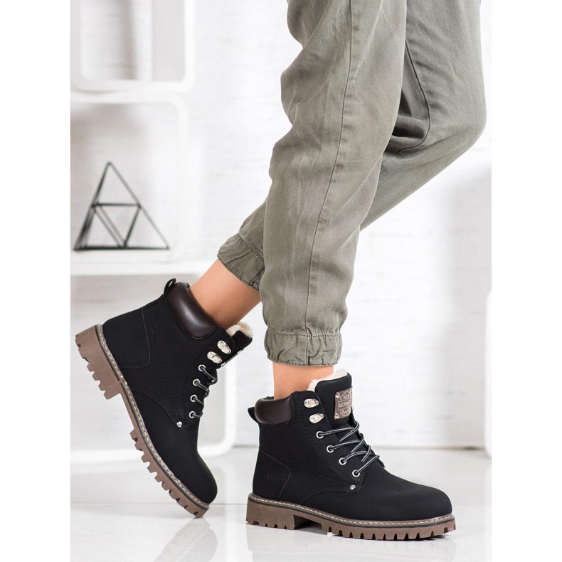 Mckeylor Černí lovci s kožešinou černý 2