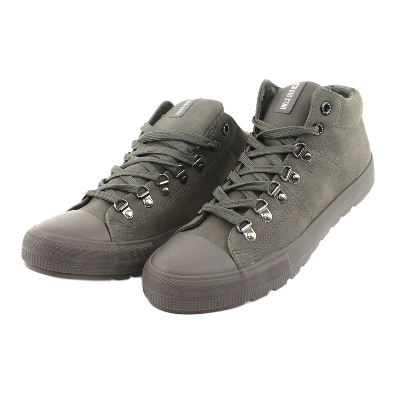 Šedé tenisky Big Star 174176 šedá 3