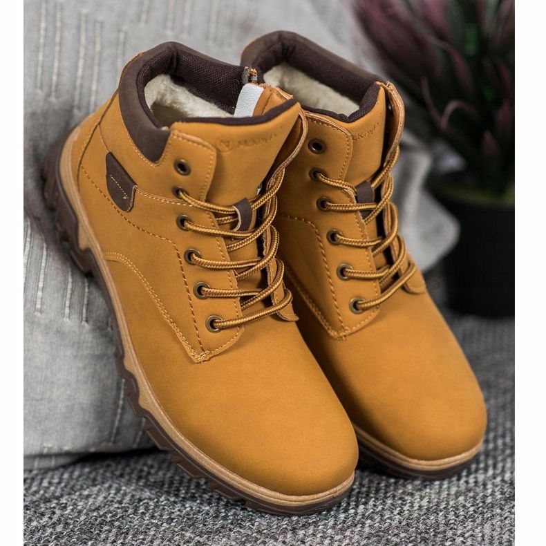 Šněrovací boty MCKEYLOR hnědý 1