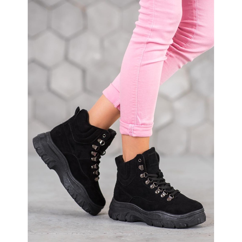 Yes Mile Pohodlné lapače na platformě černý 2