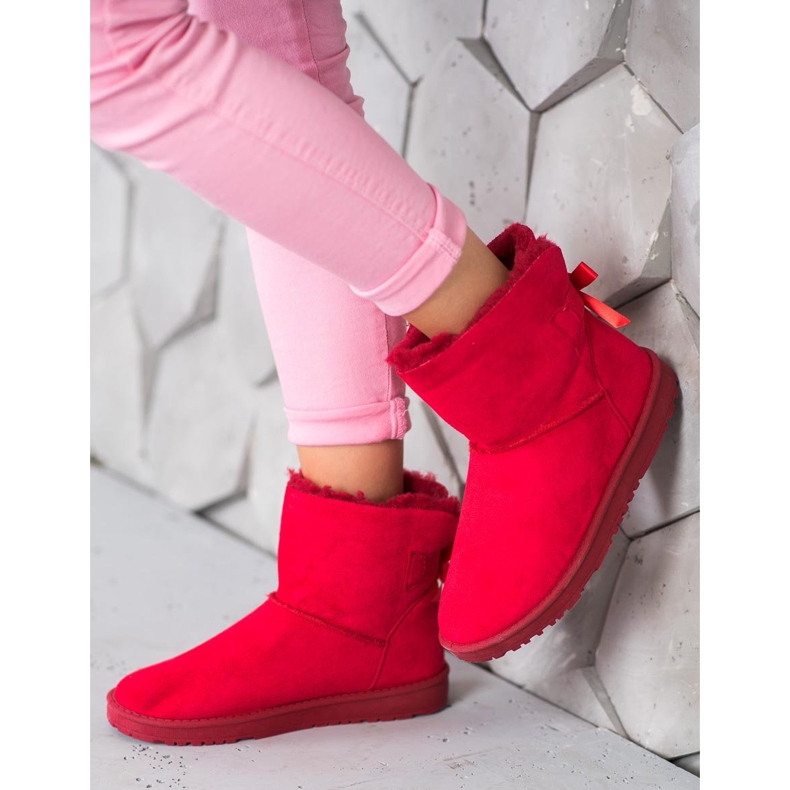 Haver Pohodlné Mukluki červené 1 Haver Pohodlné Mukluki červené 1