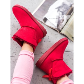 Haver Pohodlné Mukluki červený 2