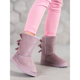 Kayla Pohodlné Mukluki fialový 1