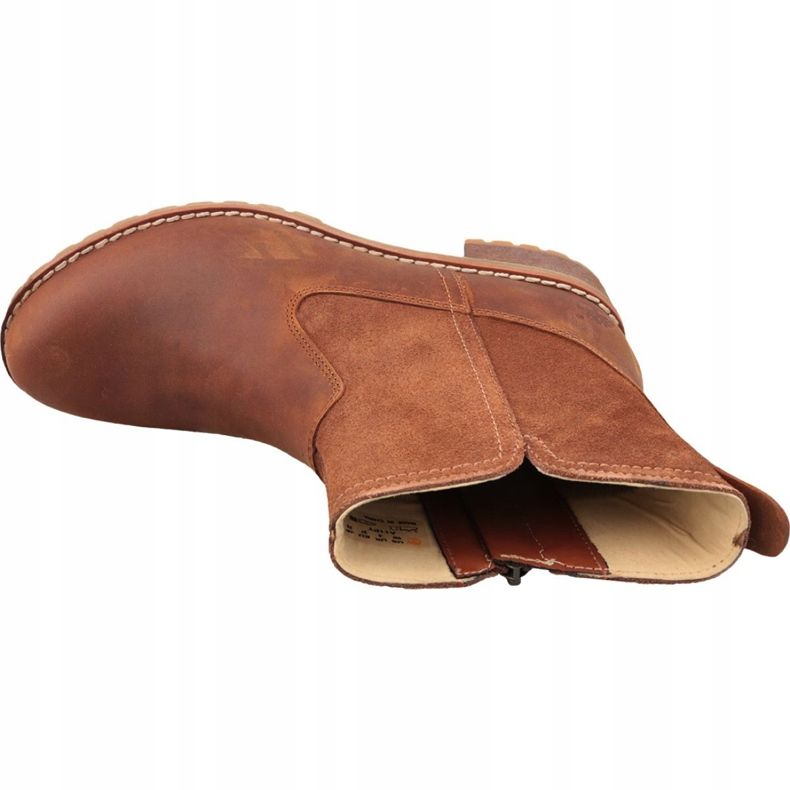 Boty Timberland W Wenham Biker W A11PT hnědý 2