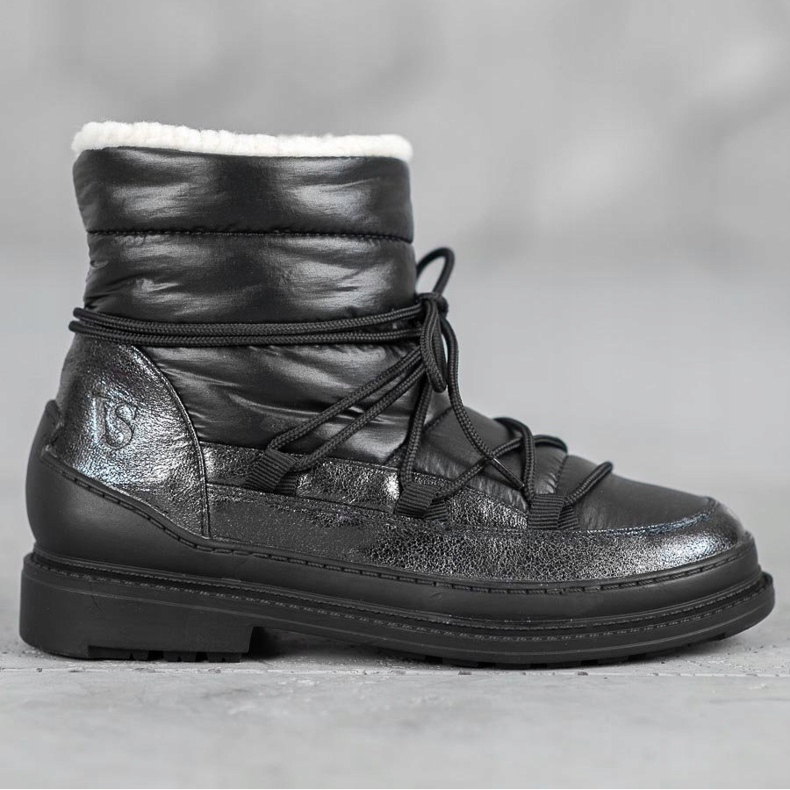 Vices Textilní sněhové boty černá 1