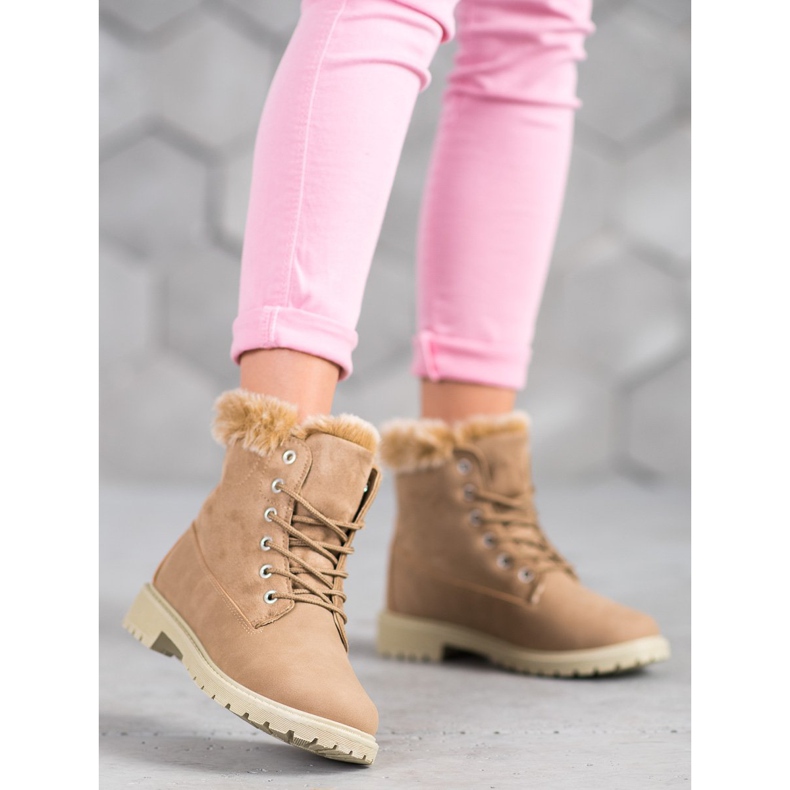 SHELOVET Pohodlné lapače hnědý 2