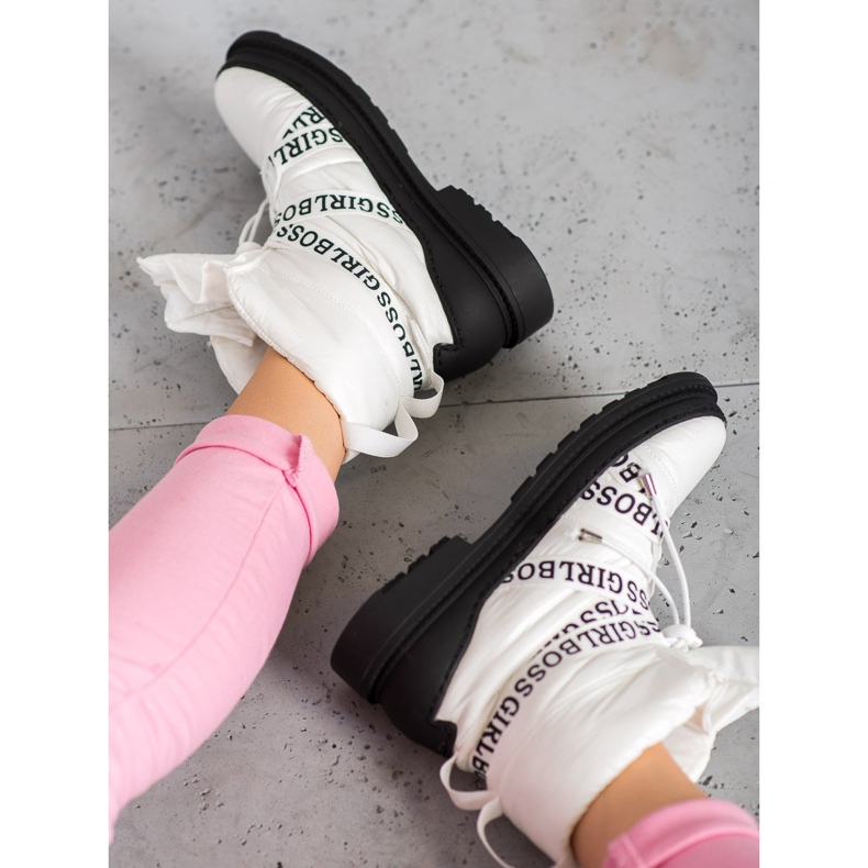 Vices Dívčí boty Boss bílý 2