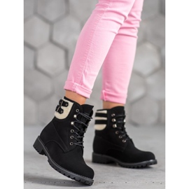 SDS Textilní lapače s ovčí kůží černá 2