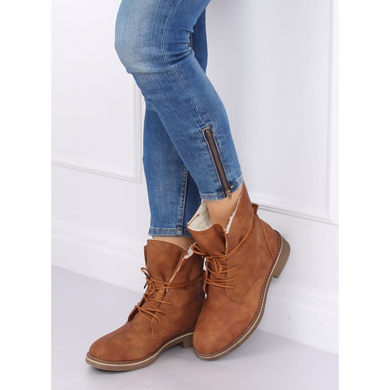 Velbloudí 758-PA Velbloudí kozačky na ovčí kůži hnědý 1 Velbloudí 758-PA Velbloudí kozačky na ovčí kůži hnědý 1