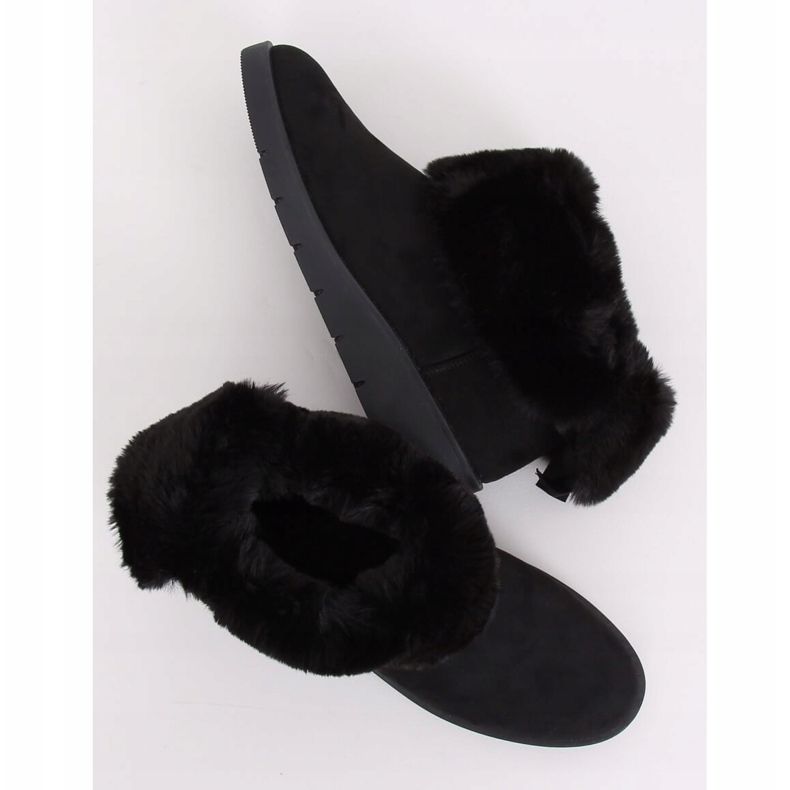 Dámské černé sněhové boty A-3 Black černý 1