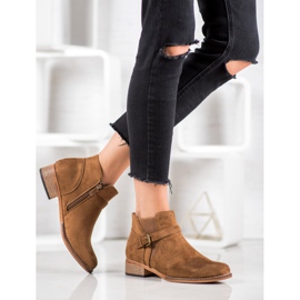 Clowse Velbloudí boty se sponou hnědý 1