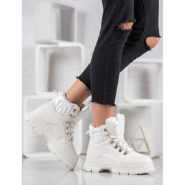 SHELOVET Teplé tenisky bílý 1