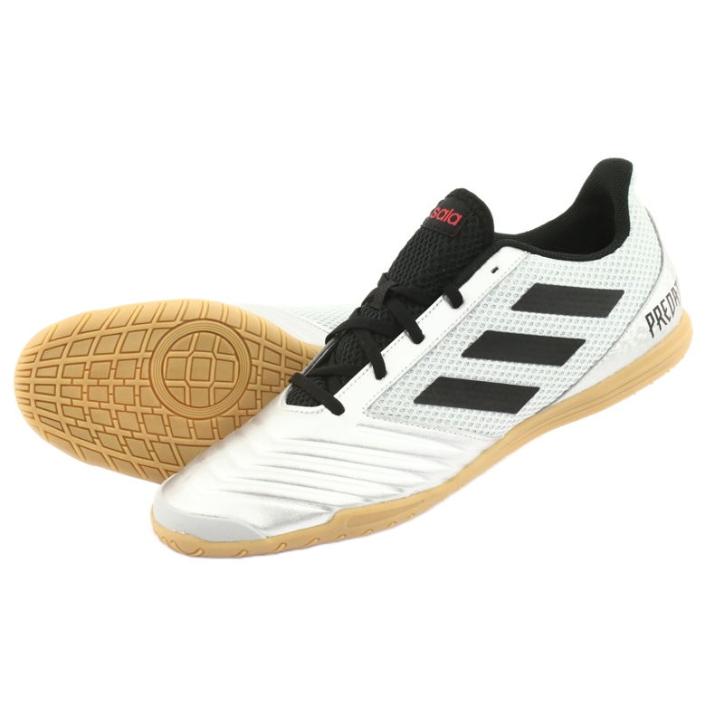 Sálová obuv adidas Predator 19.4 In M F35630 stříbrný 4
