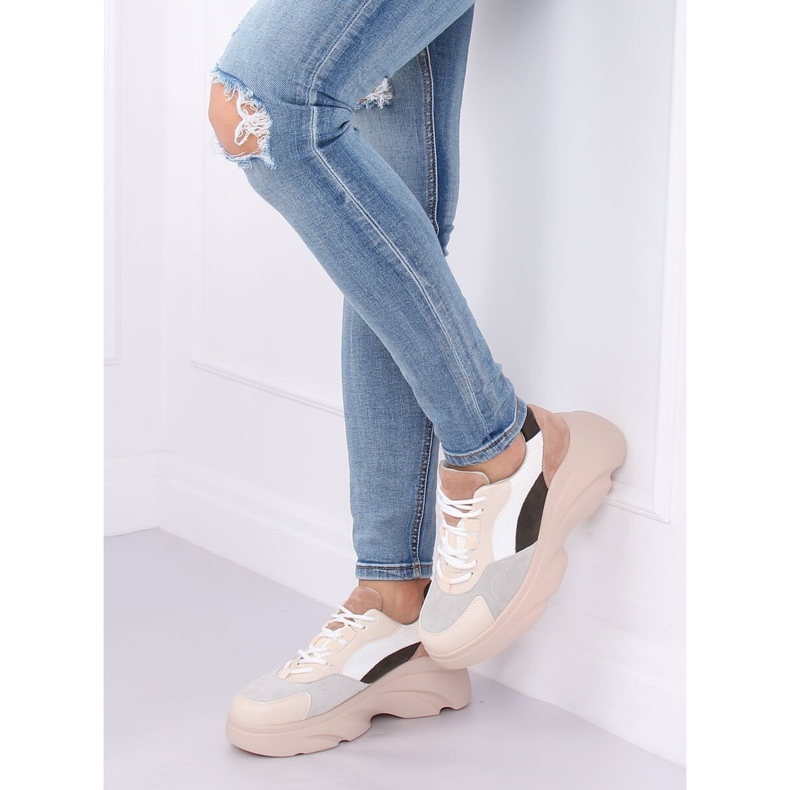 Béžové tenisky NH-31 vícebarevný 1 Béžové tenisky NH-31 vícebarevný 1