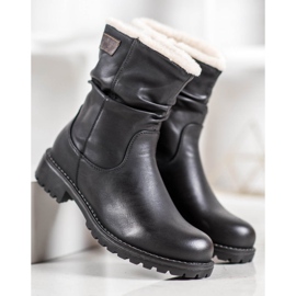 SHELOVET Pracovníci s srolovací botou černá 2