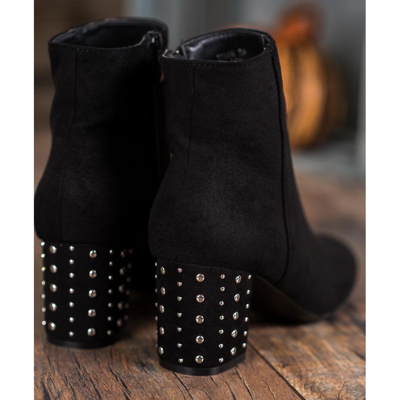 Nio Nio Klasické kozačky s tryskami černá 2 Nio Nio Klasické kozačky s tryskami černá 2