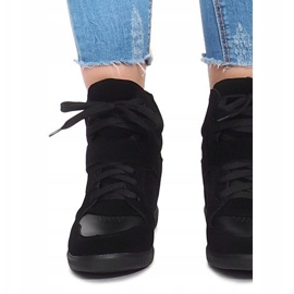 Klínové tenisky LA-70 černé černý 1