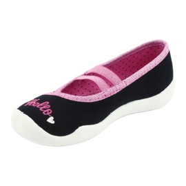 Dětská obuv Befado 116X255 námořnická modrá růžový 2