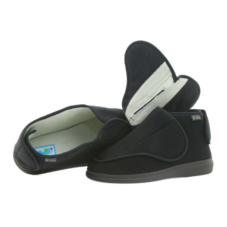 Dr.orto Befado Men's Stippers PU 163M002 Black černá 2