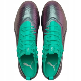 Kopačky Puma One 1 Il Lth Fg Ag M 104925 01 červený zelený 1