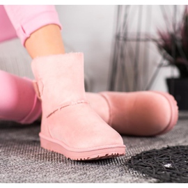 SHELOVET Prášek Mukluki S Mašlí růžový 1