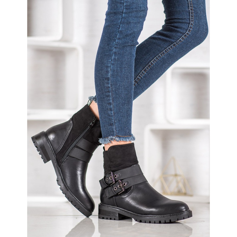 Erynn Pracovníci se sponou černá 1